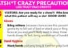 New Batsh*t Crazy Precautions Released 2016 Revised Batsh*t Crazy Precautions
