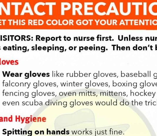 New Contact Precautions Released