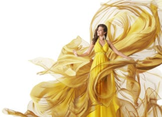 Dior’s New Yellow Isolation Ballroom Gowns are Stunning yellow isolation ballroom gown
