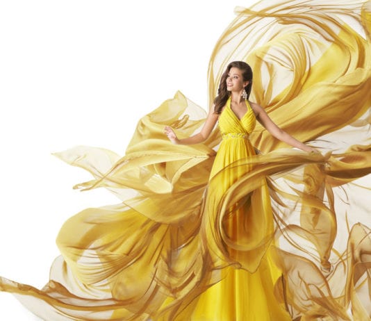 Dior’s New Yellow Isolation Ballroom Gowns are Stunning yellow isolation ballroom gown