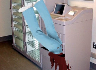 Spooky: Pyxis Swallows Nurse Whole, Rescue Underway