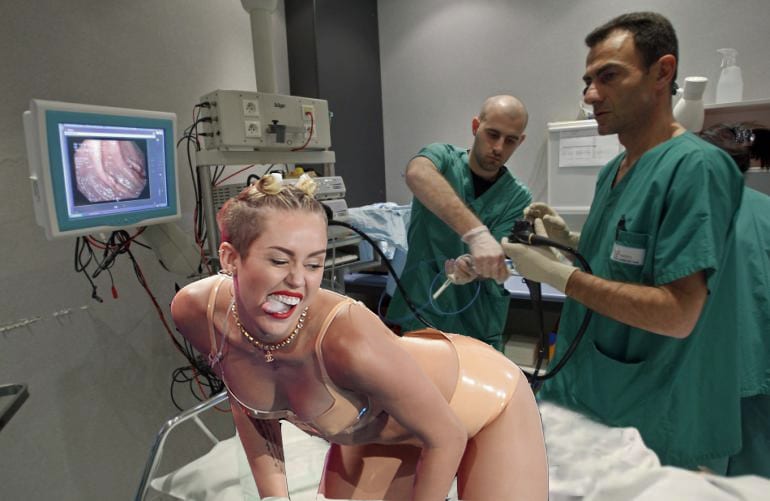 Miley Cyrus exhibiting myoclonic twerking to her medical team