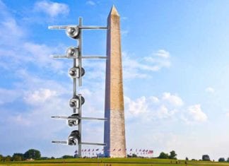 Secretary Tom Price Places Ex-Fix on Washington Monument external fixator Tom Price Washington Monument