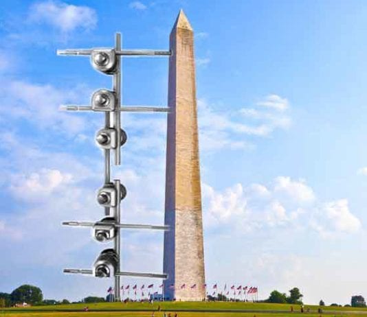 Secretary Tom Price Places Ex-Fix on Washington Monument external fixator Tom Price Washington Monument