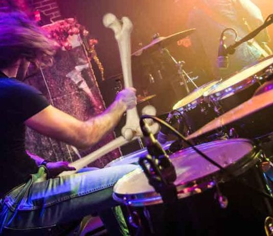 Orthopod Uses Patient’s Femurs to Play the Drums femurs