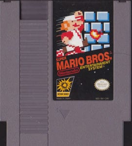 Nintendo cartridge Super Mario Bros