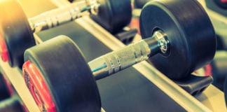 Mid-Case and Looking for a Workout, Orthopod Asks Scrub Tech for Dumbbells dumbbells