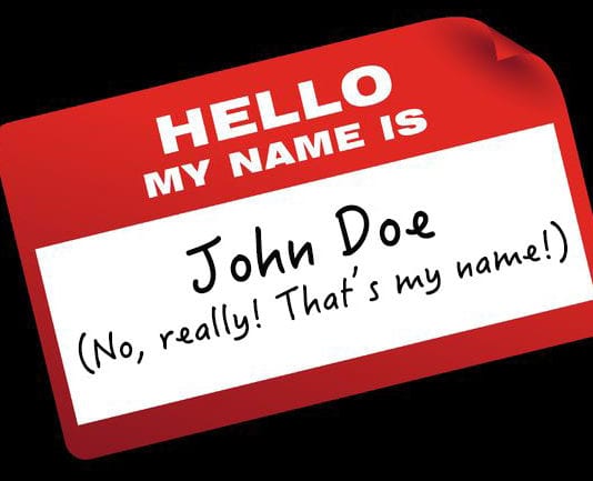 Breaking: Turns Out the Patient’s Name Really is John Doe John Doe