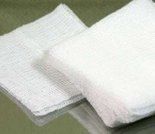 Mildly Annoyed Surgeon Throws 4×4 Gauze Across Operating Room gauze