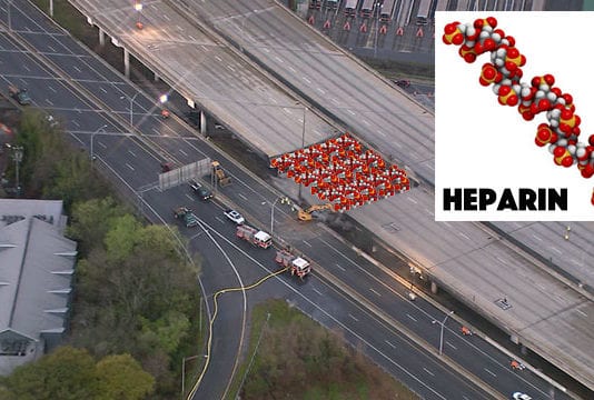 Atlanta Uses Heparin Bridge for Collapsed, Subtherapeutic Part of I-85 heparin bridge