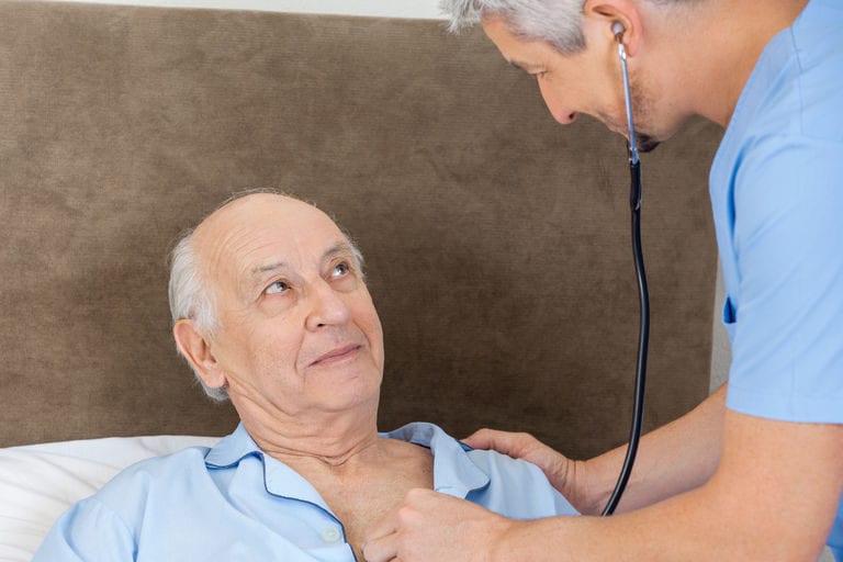 As Nurse Leans In for a Listen, Patient Can Think of No Better Time to Start Coughing Violently