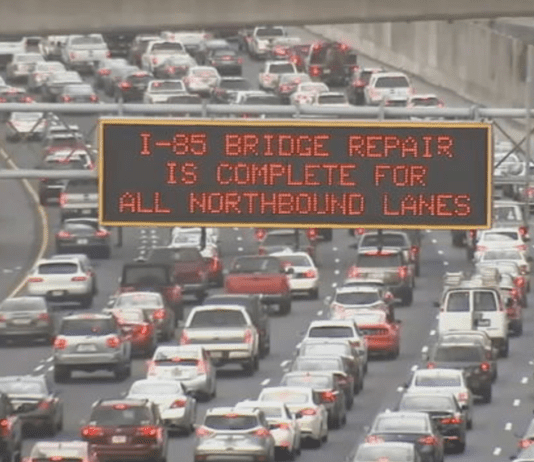 I-85 in Atlanta is Finally Therapeutic, Heparin Bridge D/C’d heparin bridge 85