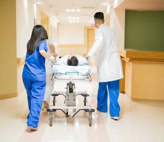 ICU Admits Patient to ED transporting patient