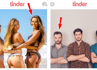 Radiologist Adds Arrow Signs To Group Tinder Photos
