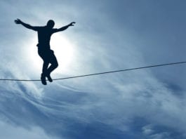 Amateur Tightrope Walker Looks Forward to First Level I Trauma Visit tightrope walker