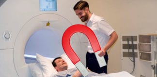 MRI Broken, Intern Forced to Hold Giant, Oversized Magnet