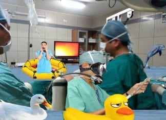 Orthopedic Surgeon Floods OR During Shoulder Arthroscopy