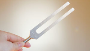 tuning fork tuning spoon tuning knife