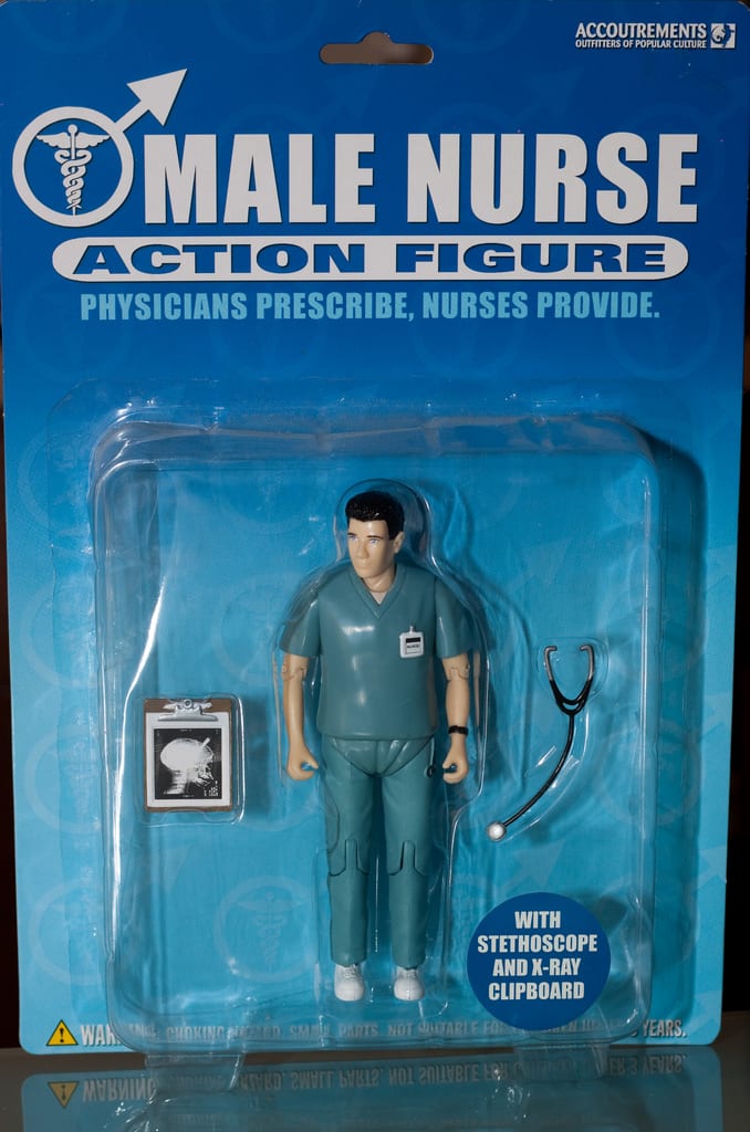 male nurse action figure