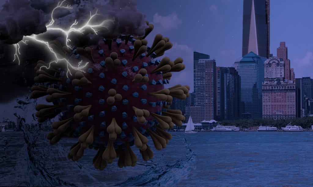 Colossal coronavirus about to devour New York City