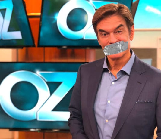 CDC recommends Dr. Oz wear “Duct Tape Mask” to slow down false information